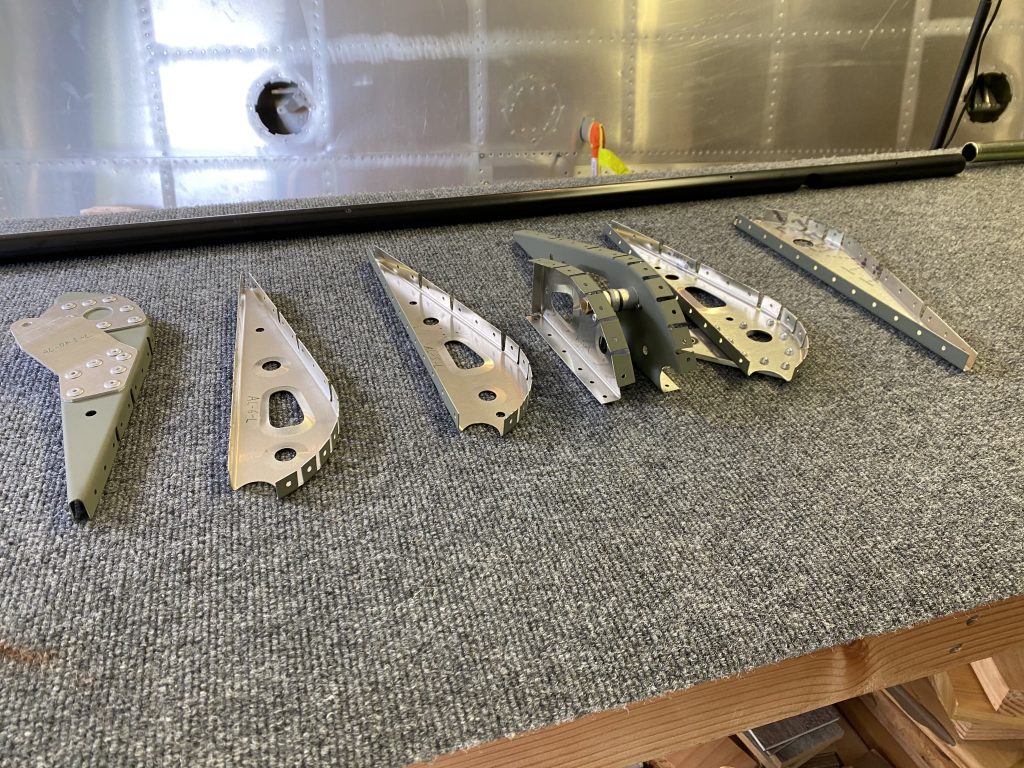 Completed left Aileron ribs