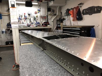 Finished riveting the Horizontal Stabilizer